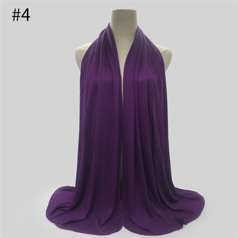 170x60cm Fashion Jersey Hijab Scarf Long Muslim Shawl