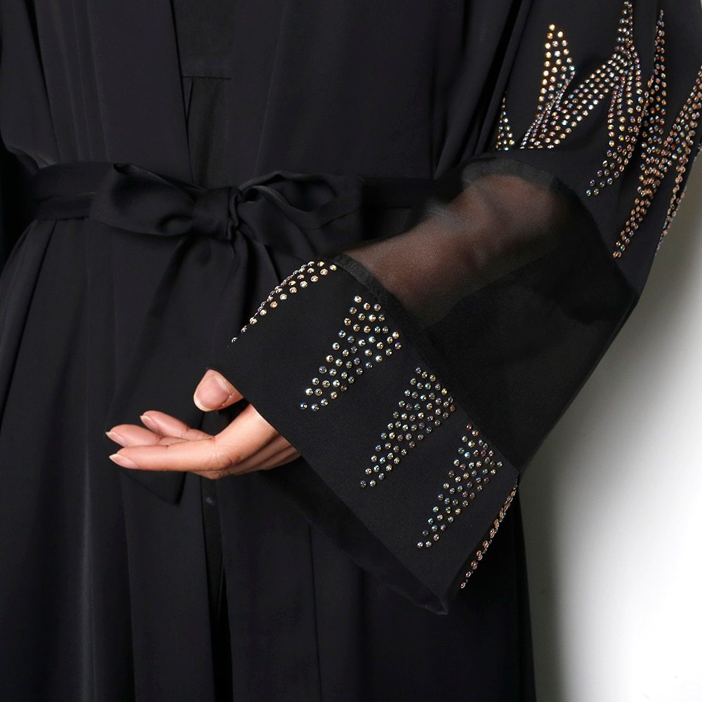 Islamic Women's Modest Clothing Muslim Black Robe Dress