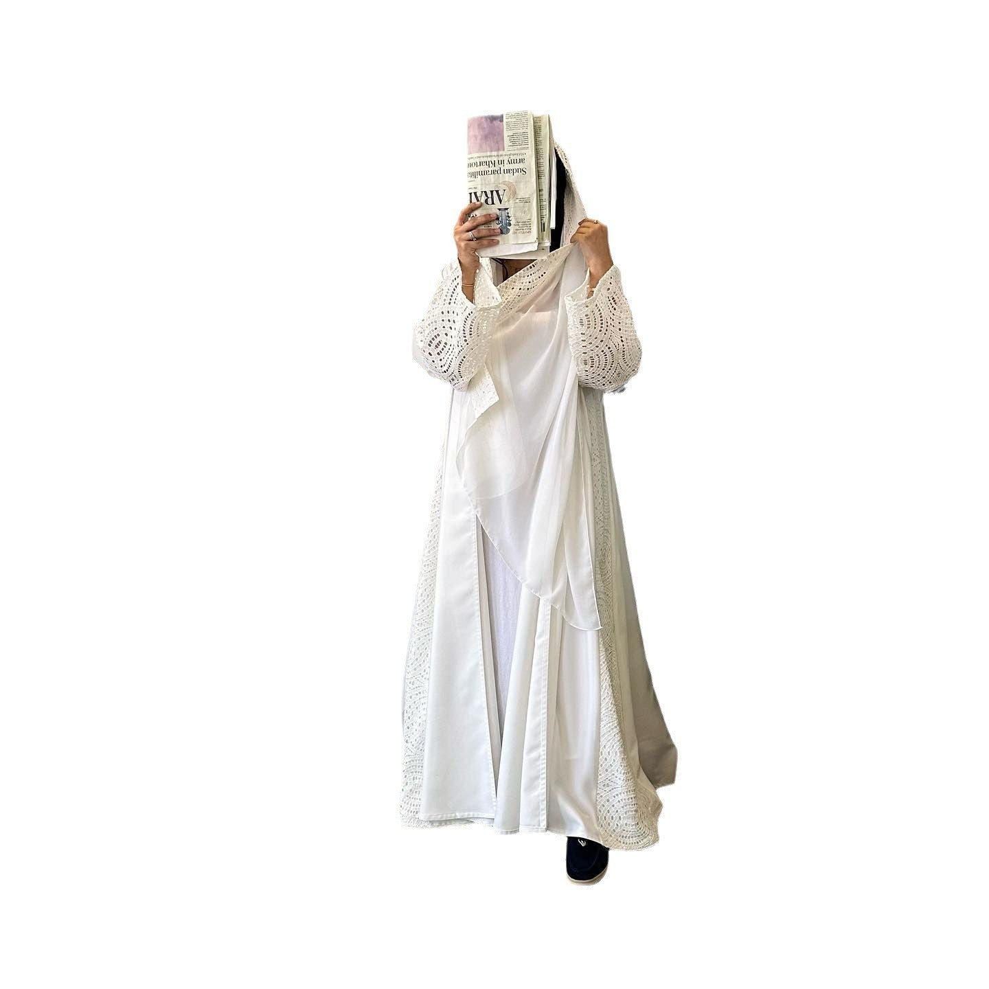 Middle East Muslim Elegant Cardigan Robe