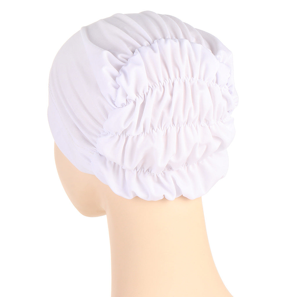 Muslim New Head Multicolor Back Elastic Hat Polyester