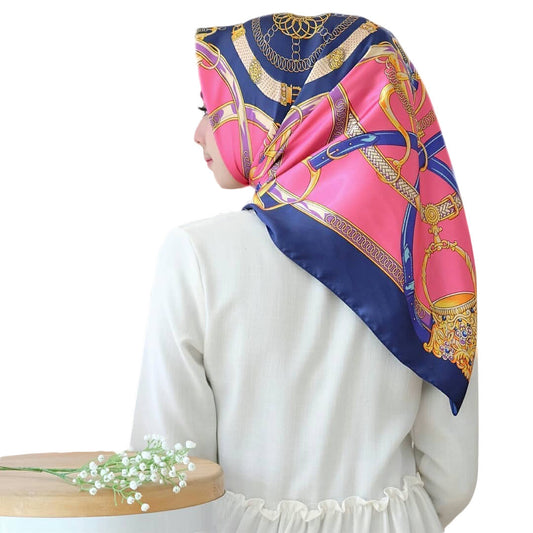 Big Square Scarf Fashion Simulation Silk Scarf Female