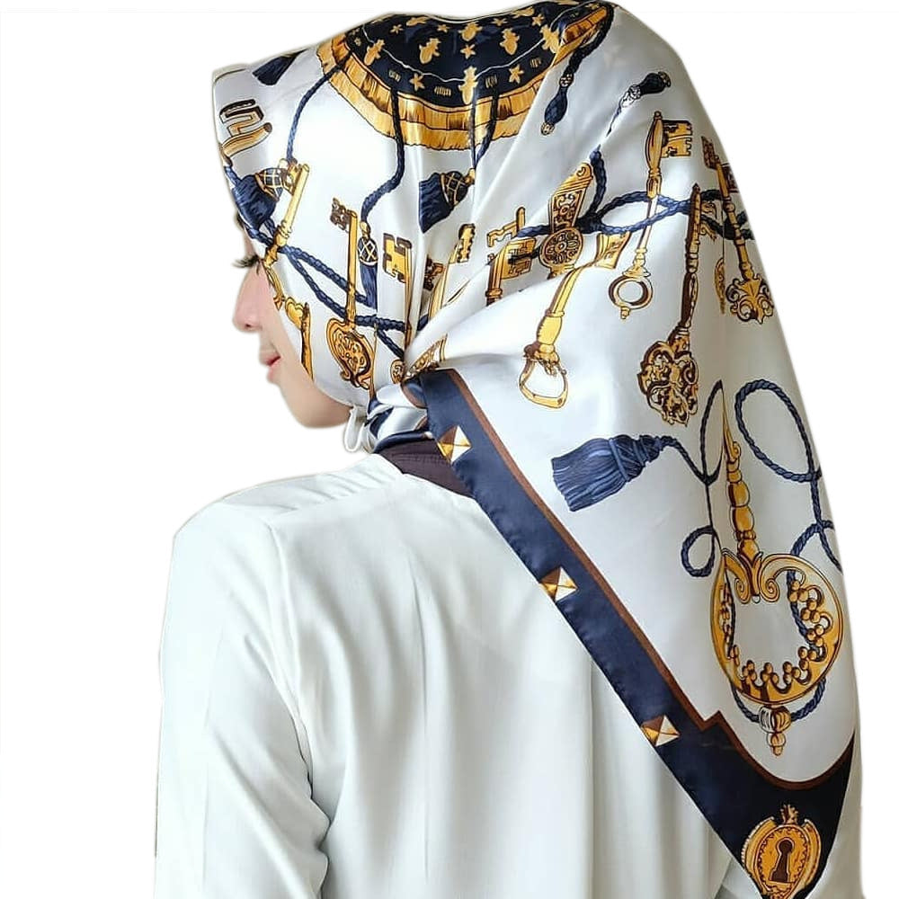 Big Square Scarf Fashion Simulation Silk Scarf Female