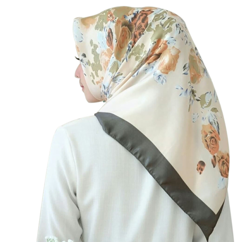 Big Square Scarf Fashion Simulation Silk Scarf Female