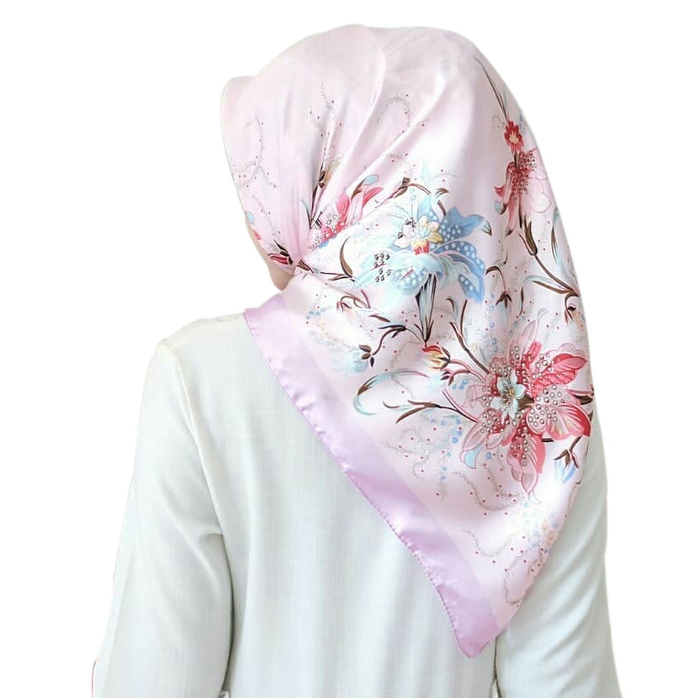 Big Square Scarf Fashion Simulation Silk Scarf Female