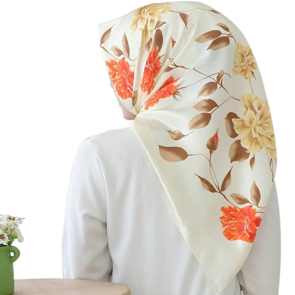 Big Square Scarf Fashion Simulation Silk Scarf Female